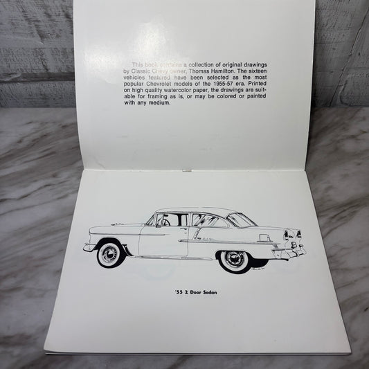 Vintage 1955-1957 Chevy Classic Coloring Book