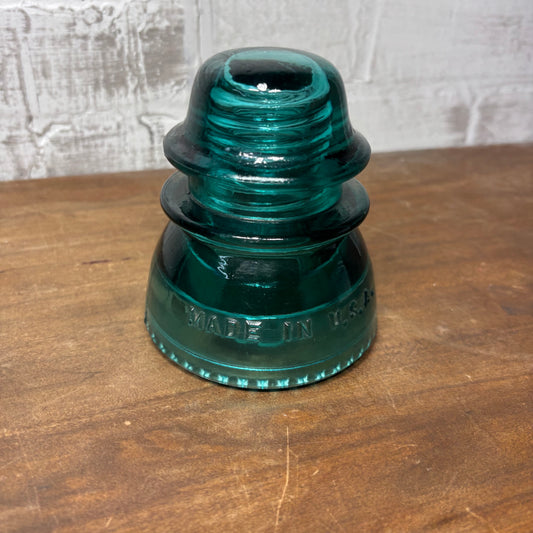 Vintage Hemingray 42 Electrical Glass Insulator
