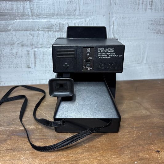 Vintage Polaroid OneStep Land Camera with Q-Light Flash Untested