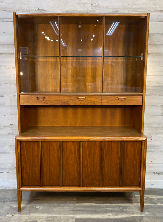 Mid Century Keller Walnut Hutch