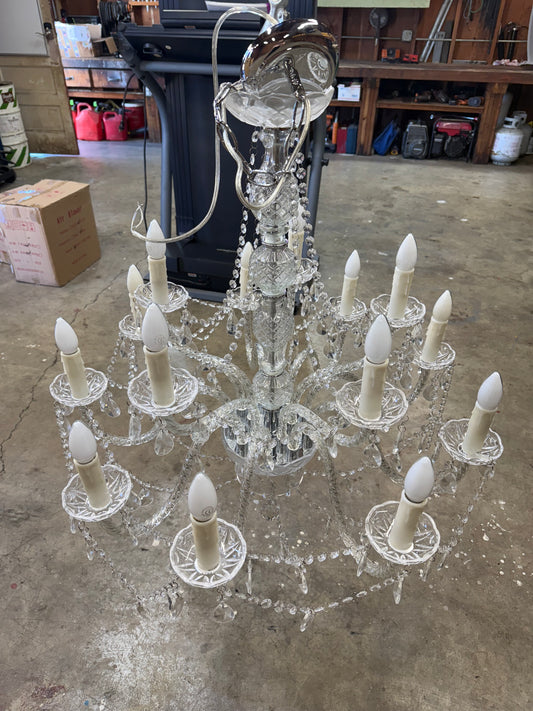 Schonbek "Arlington" 32” wide Chandelier Ceiling Light