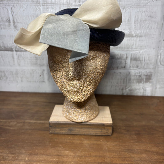 Vintage Betmar Navy Blue Cocktail Hat