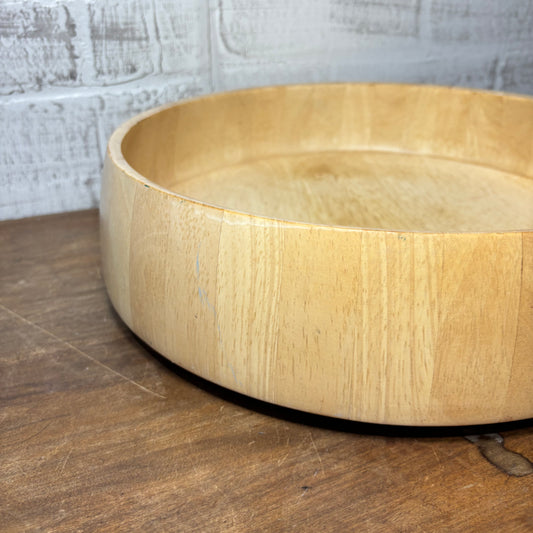 Large Wooden Salad and Serving Bowl