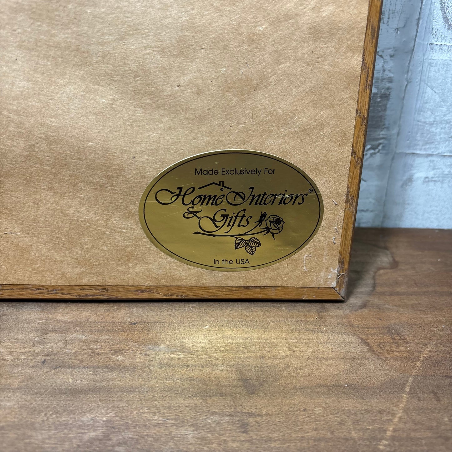 Vintage Home Interiors “Country Horse” Framed Picture By Penny Scroggins