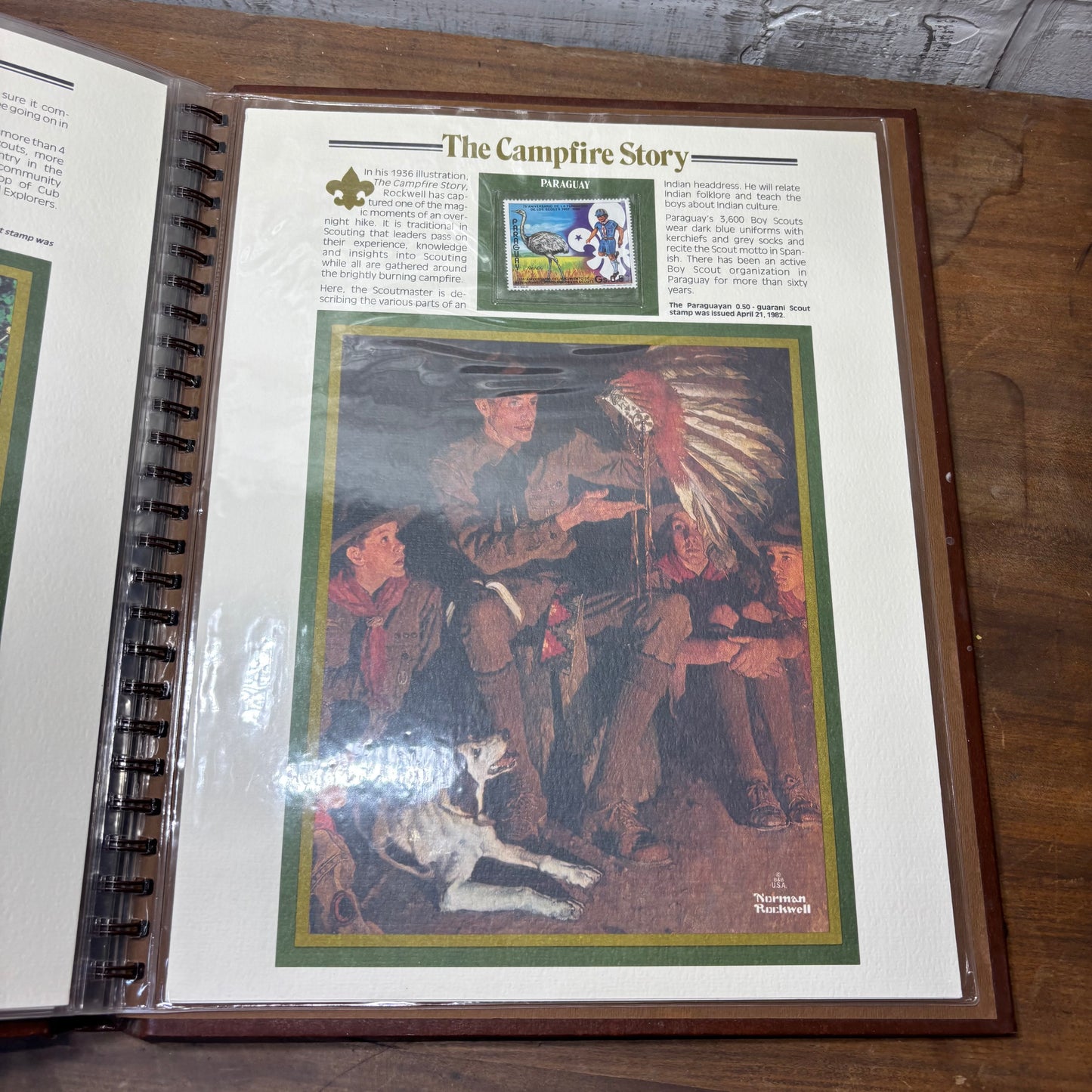 Norman Rockwell’s Boy Scouts Stamp Album