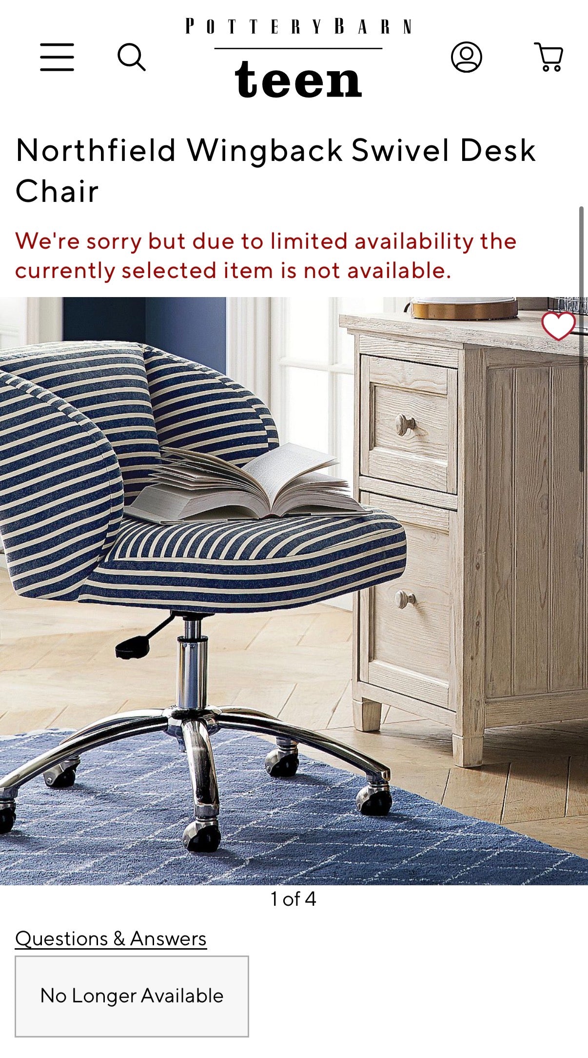 Pottery Barn Office Chair