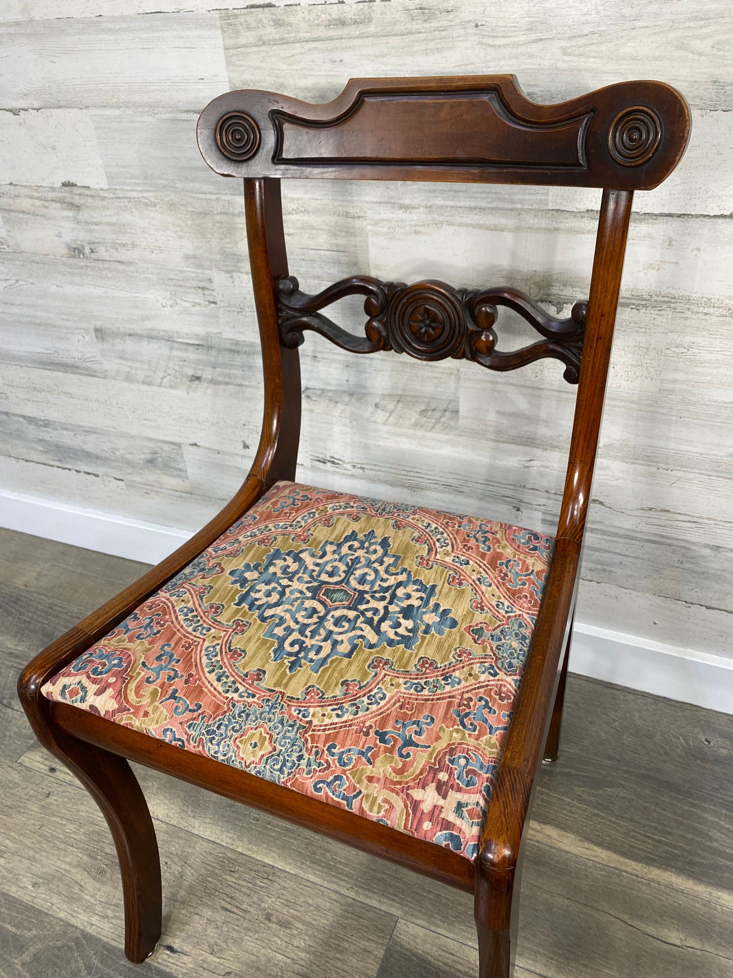 Bombay Desk & Antique Chair Set