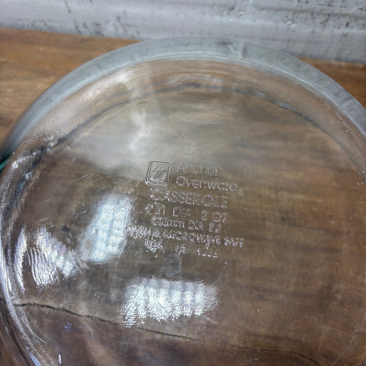 Anchor Ovenware Casserole Glass Dish