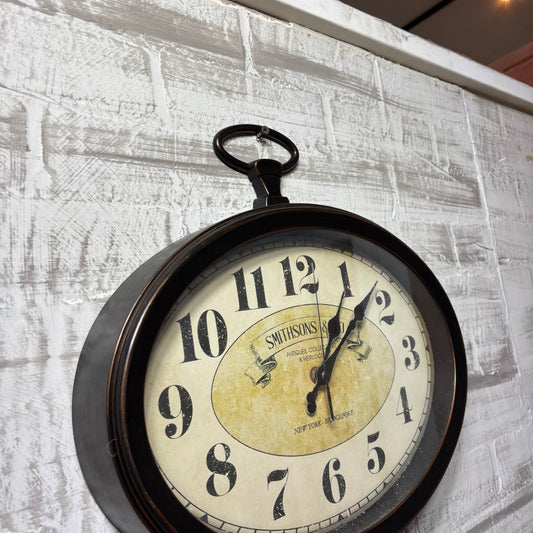 Smithsons & Co Oval Wall Clock