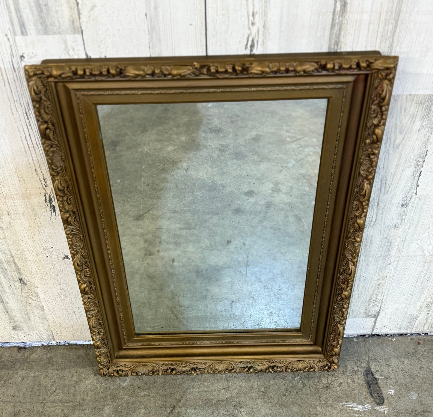 Vintage Gold Ornate Wall Mirror