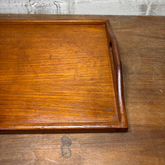 Mid Century Teak Wood Tray