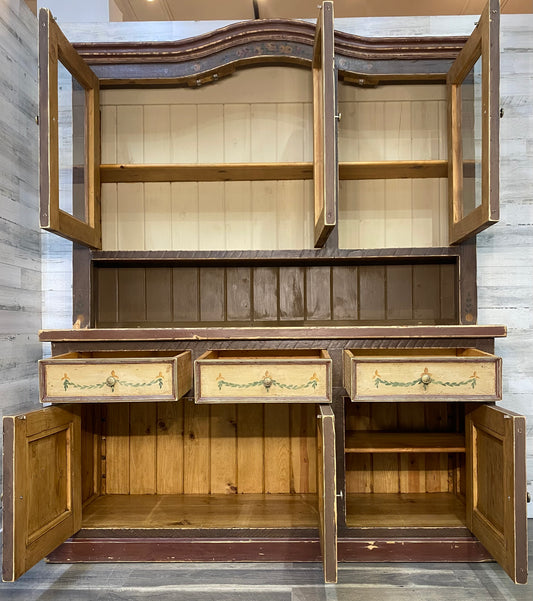 Rustic European Hutch