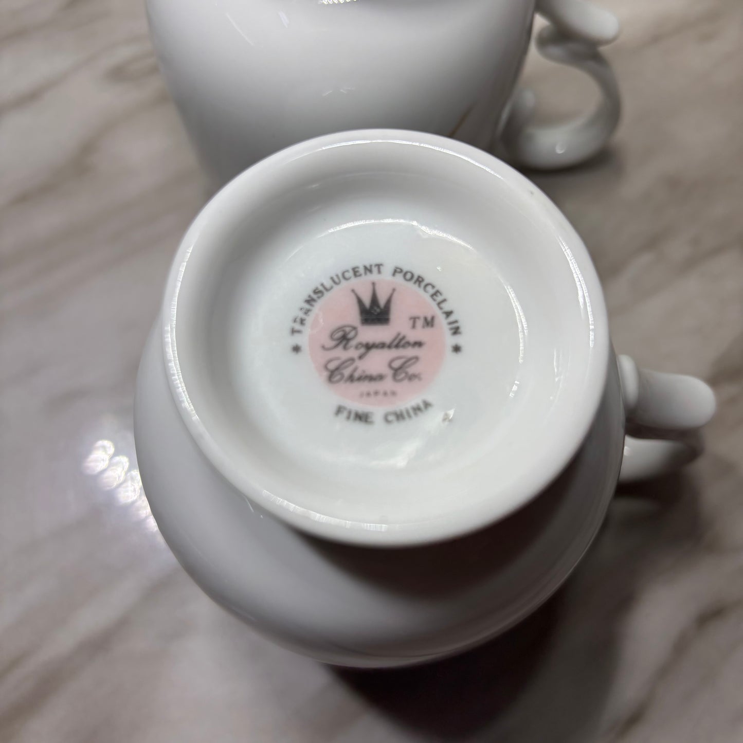 Vintage Royalton Bird Porcelain Mugs Set