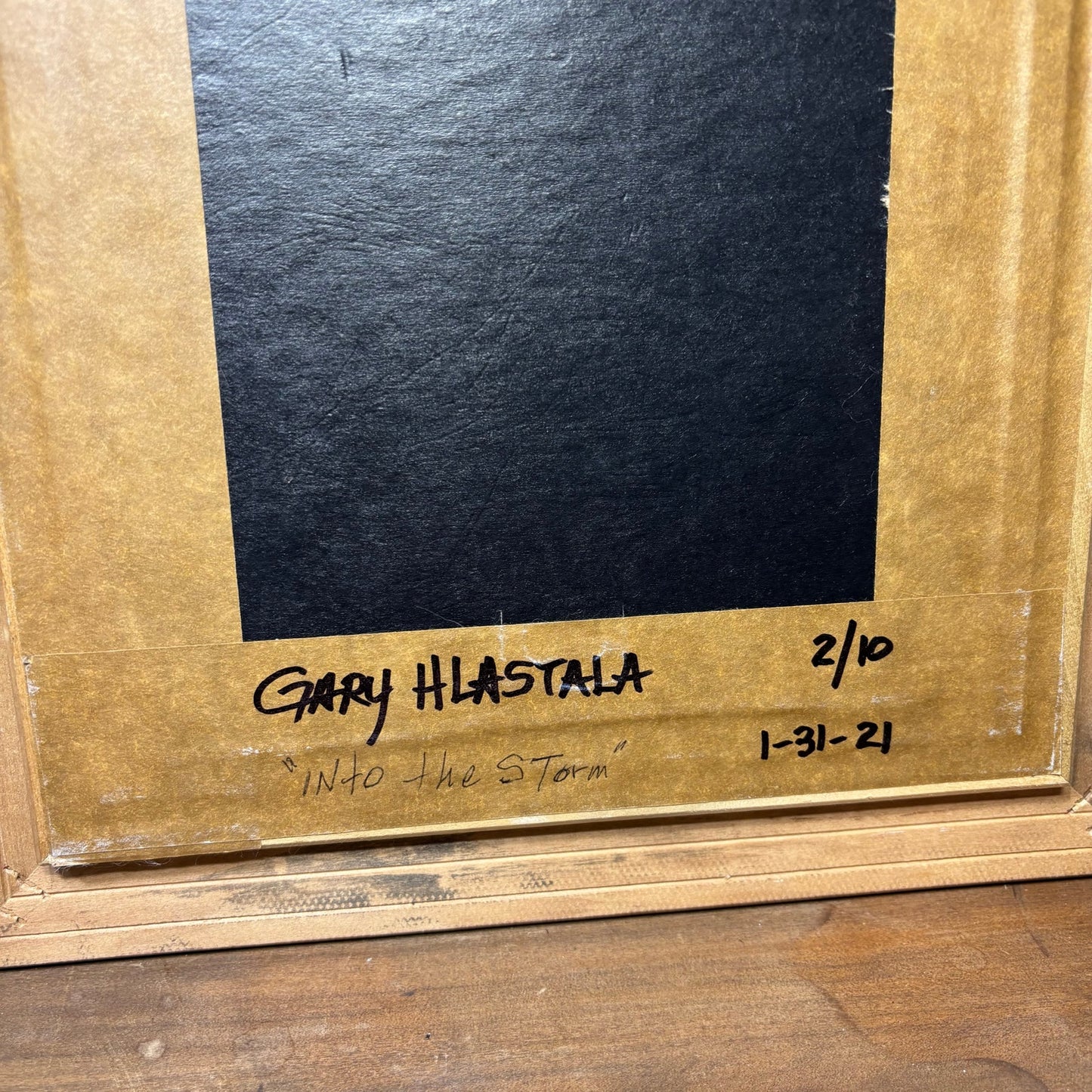 Gary Hlastala “Into The Storm” Original Painting