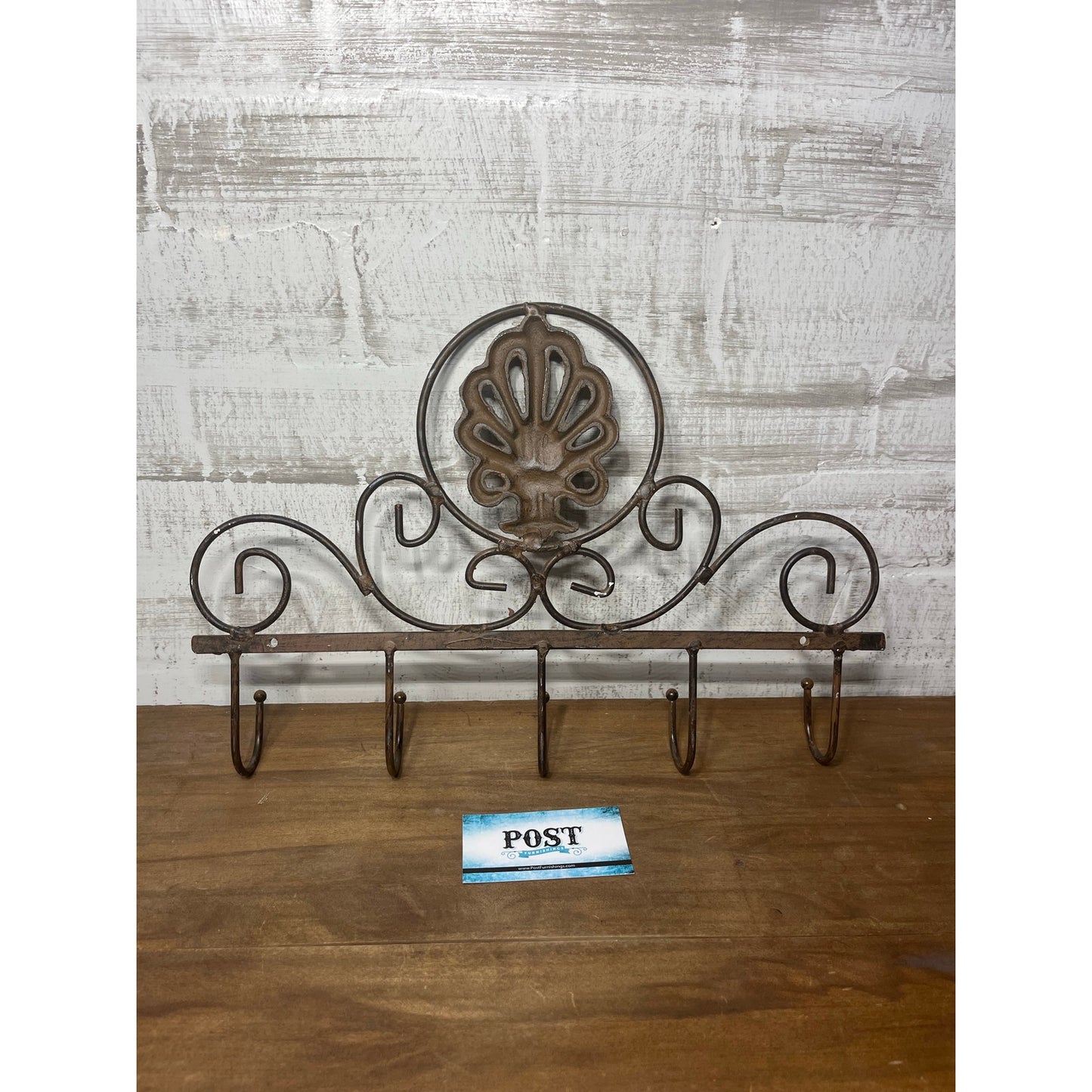Wrought Iron Coat Rack