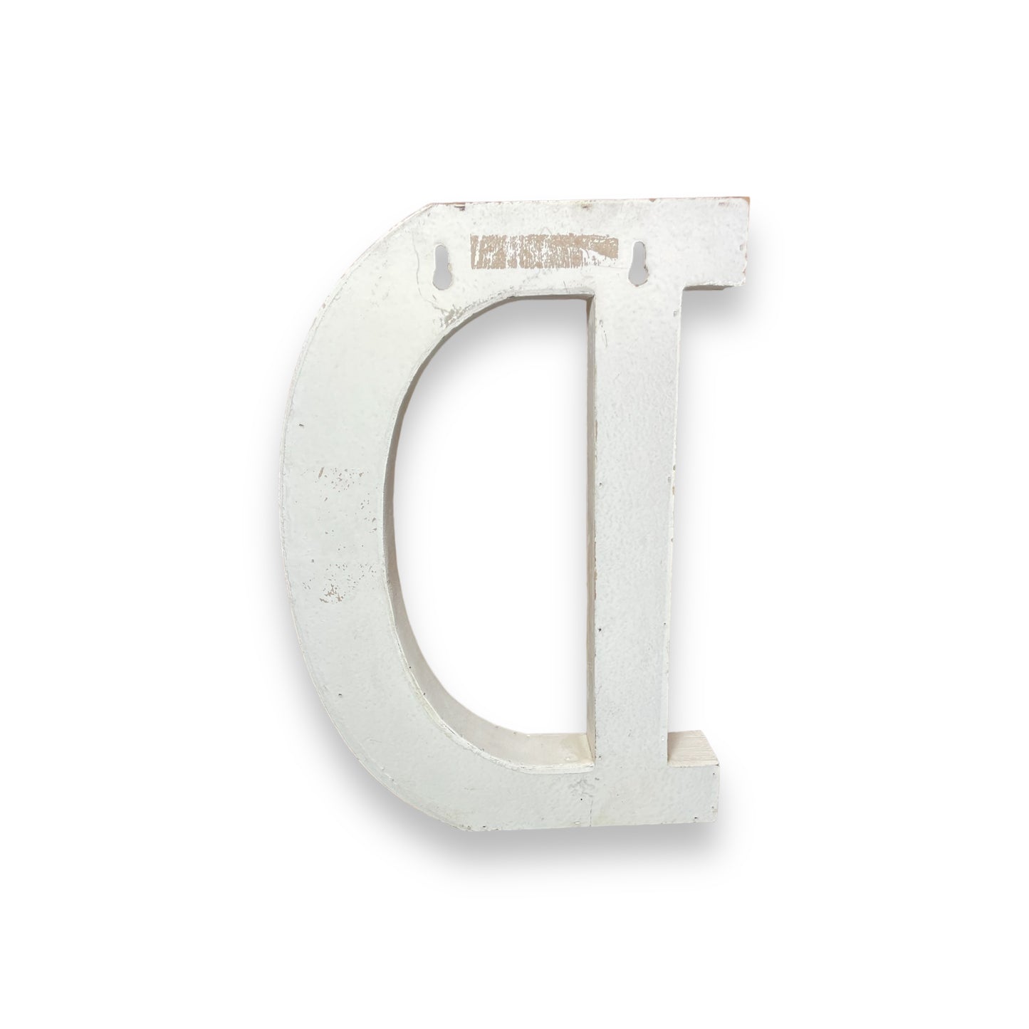 Rustic Letter “D”