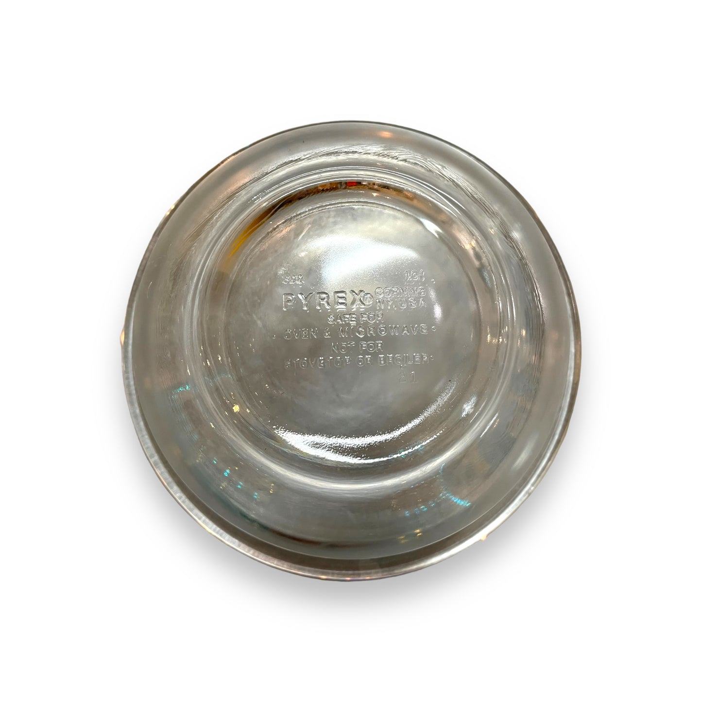 Set Of 3 Clear Glass Pyrex Bowls