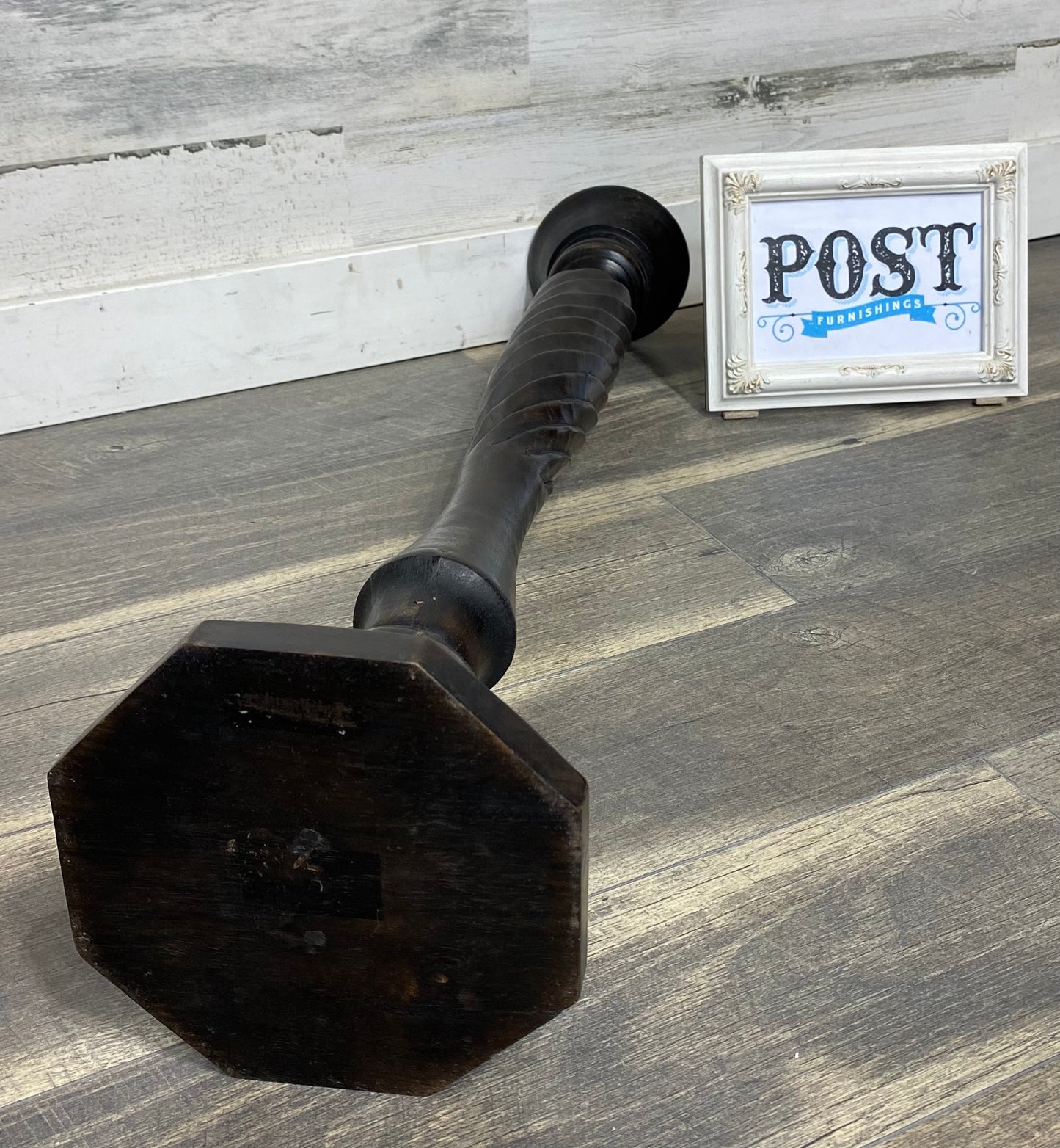 Tall Black Candle Holder