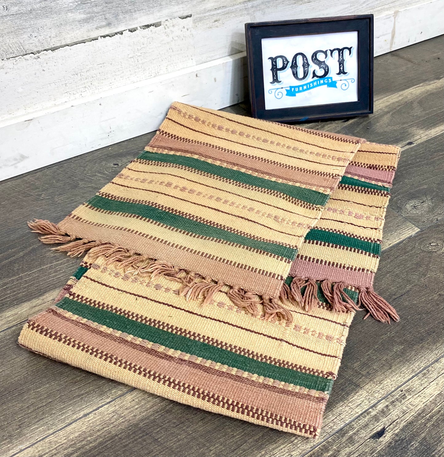 Woven Multicolored Table Runner