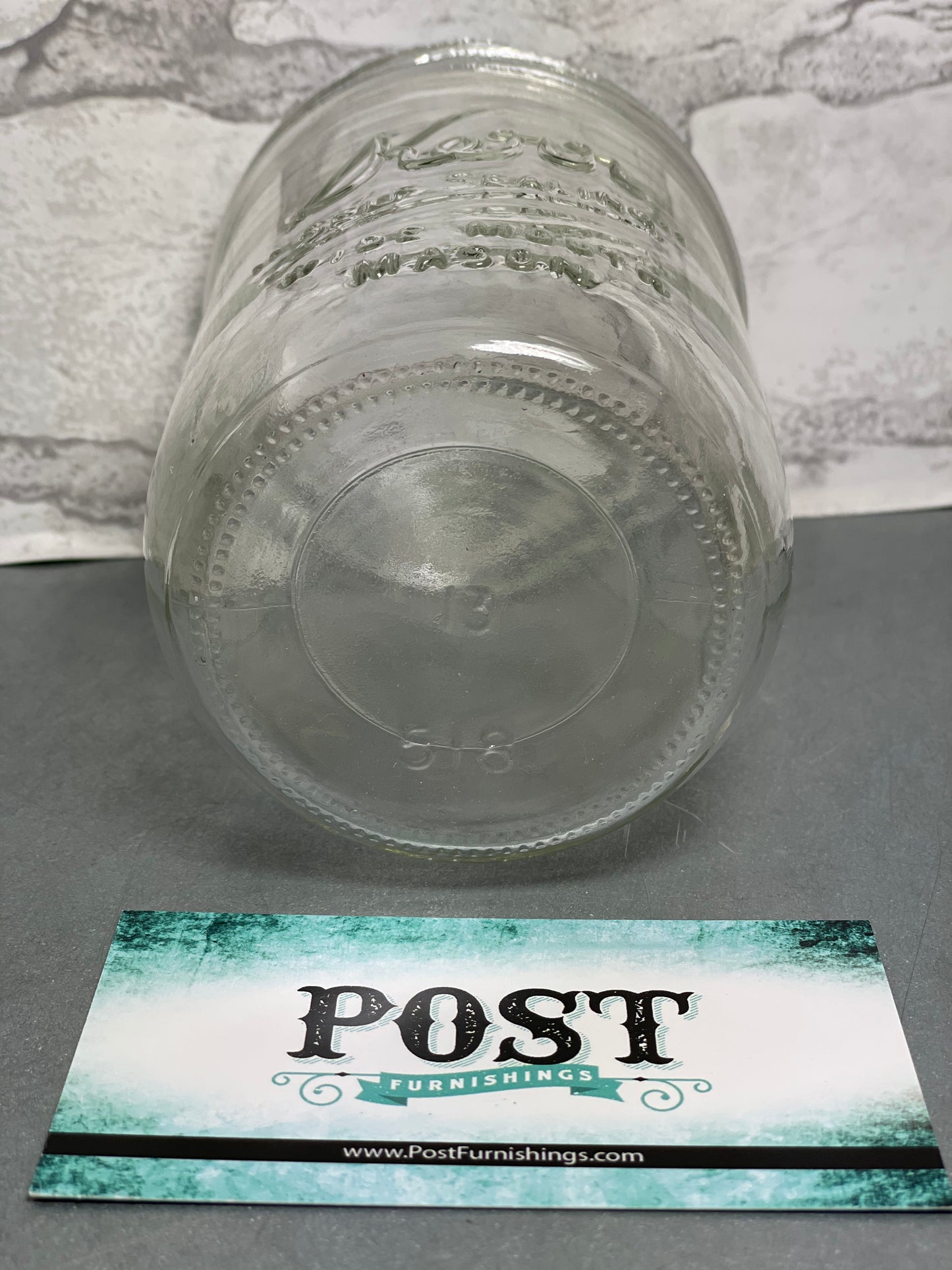 Set of 4 Vintage Wide Mouth Jars