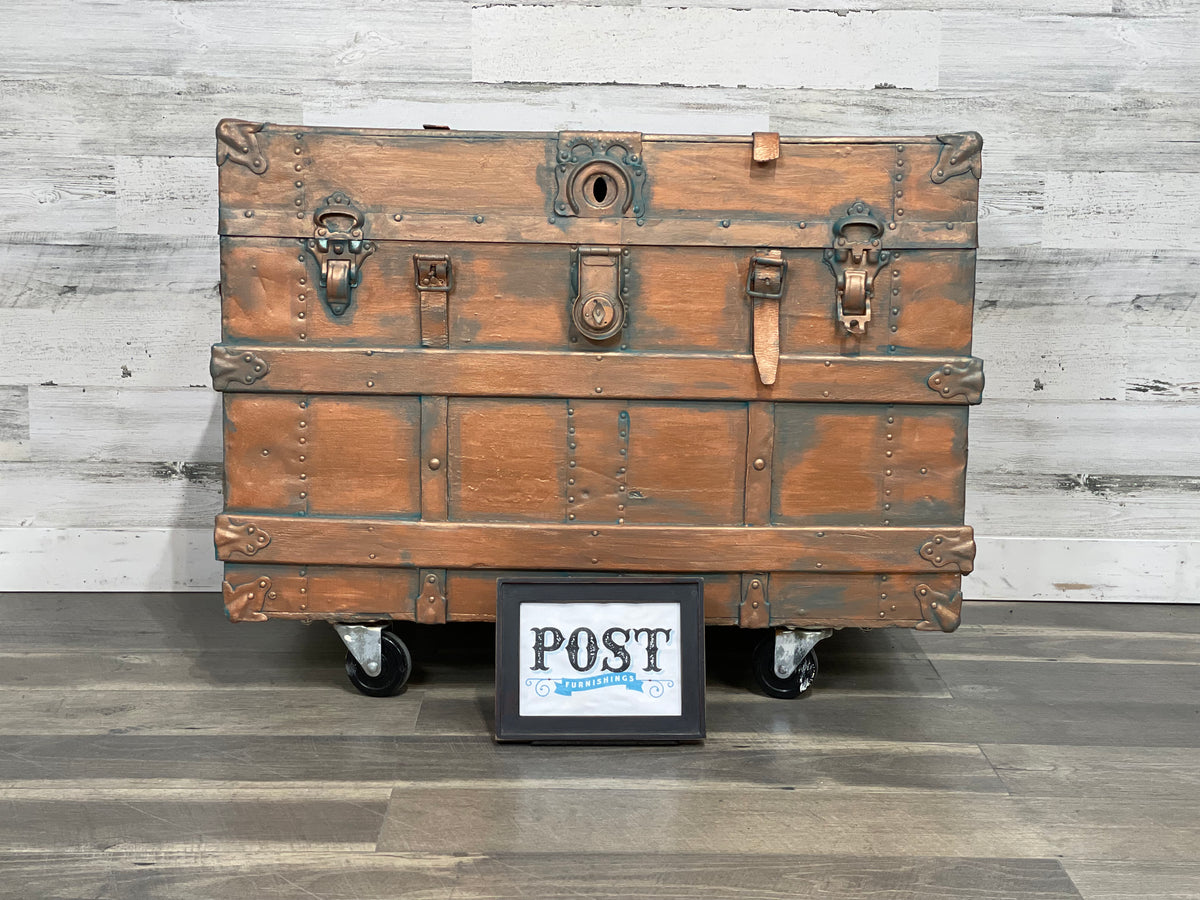 Copper Steamer Trunk – Post Furnishings