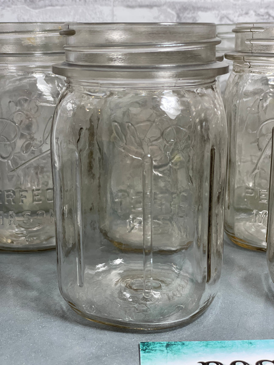 Set of 10 Vintage Pint Ball Perfect Mason Jars – Post Furnishings