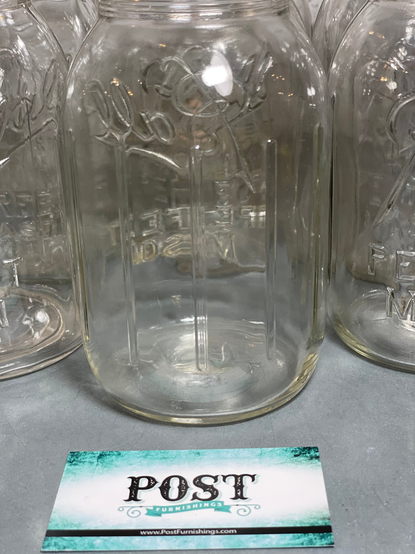 Set of 12 Vintage Ball Quart Perfect Mason