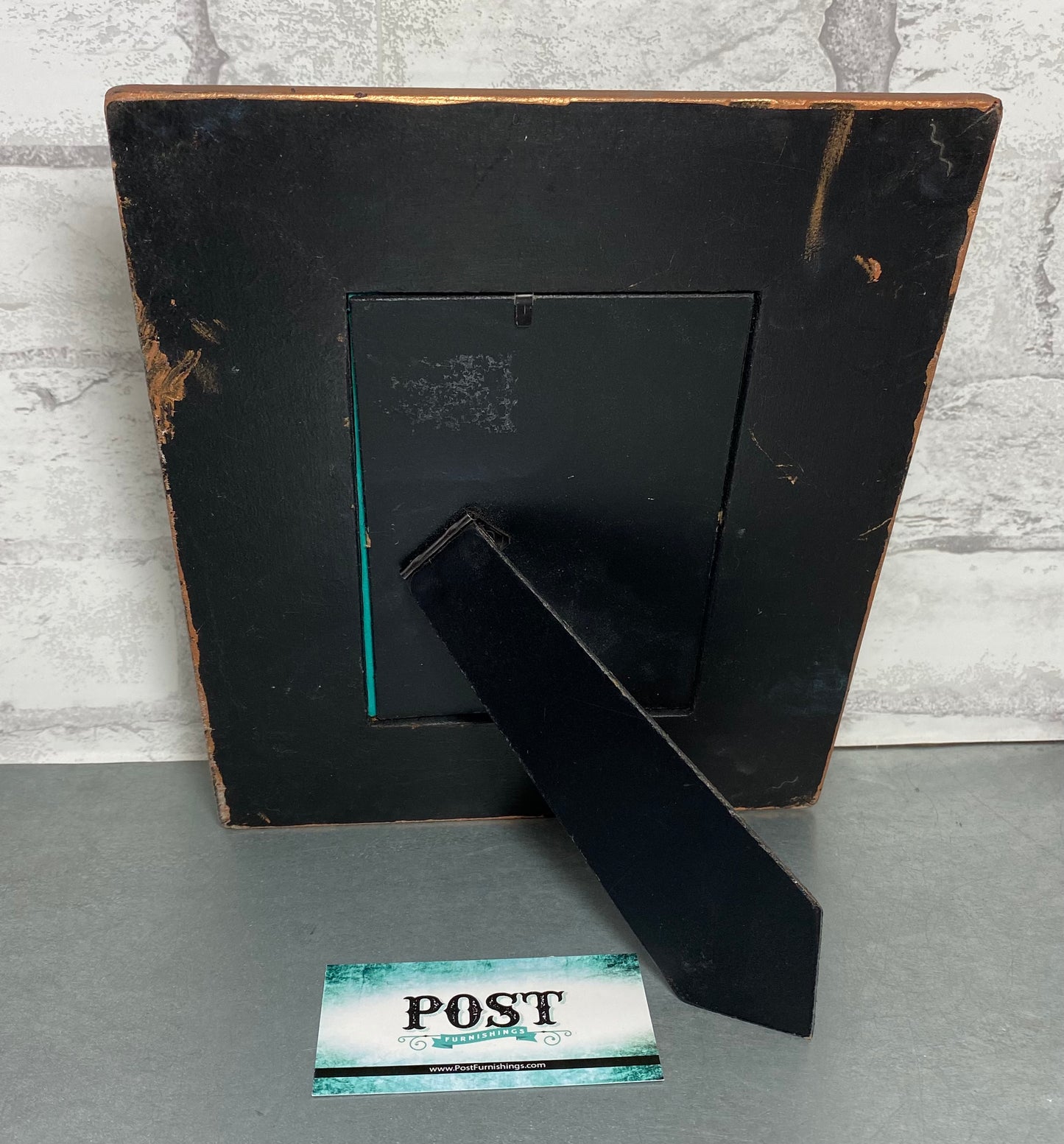 Distressed Faux Bronze Frame