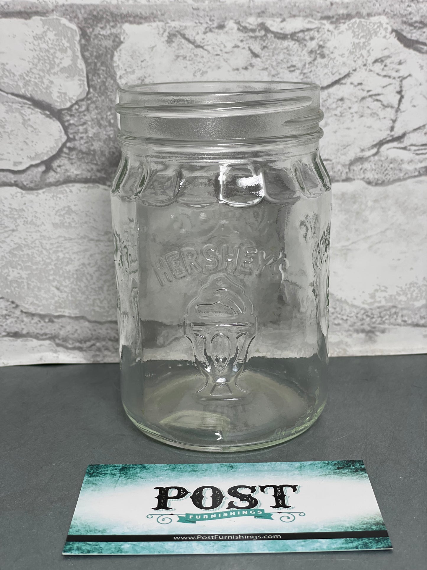 Hersheys Glass Jar