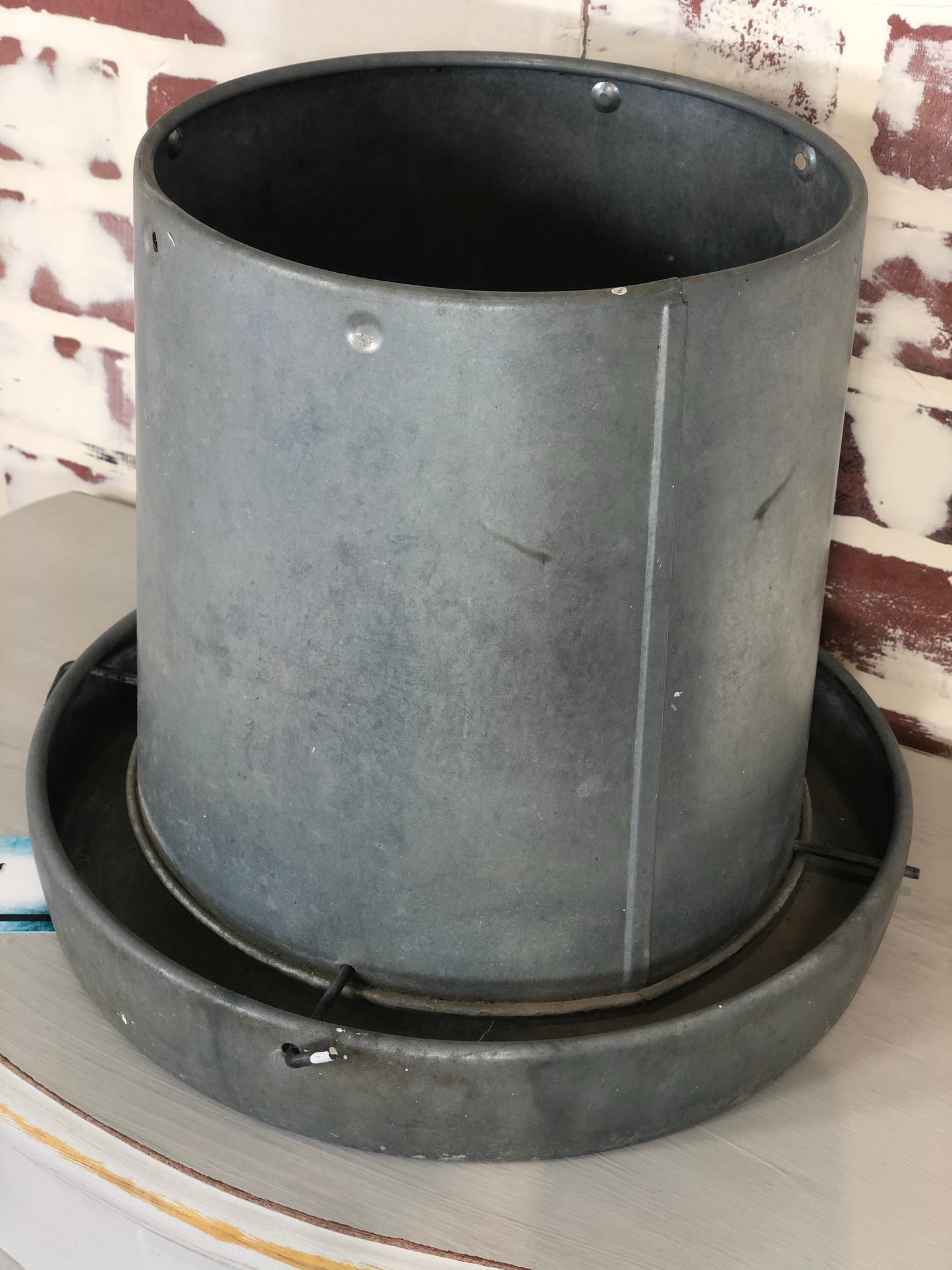 Galvanized Poultry Feeder