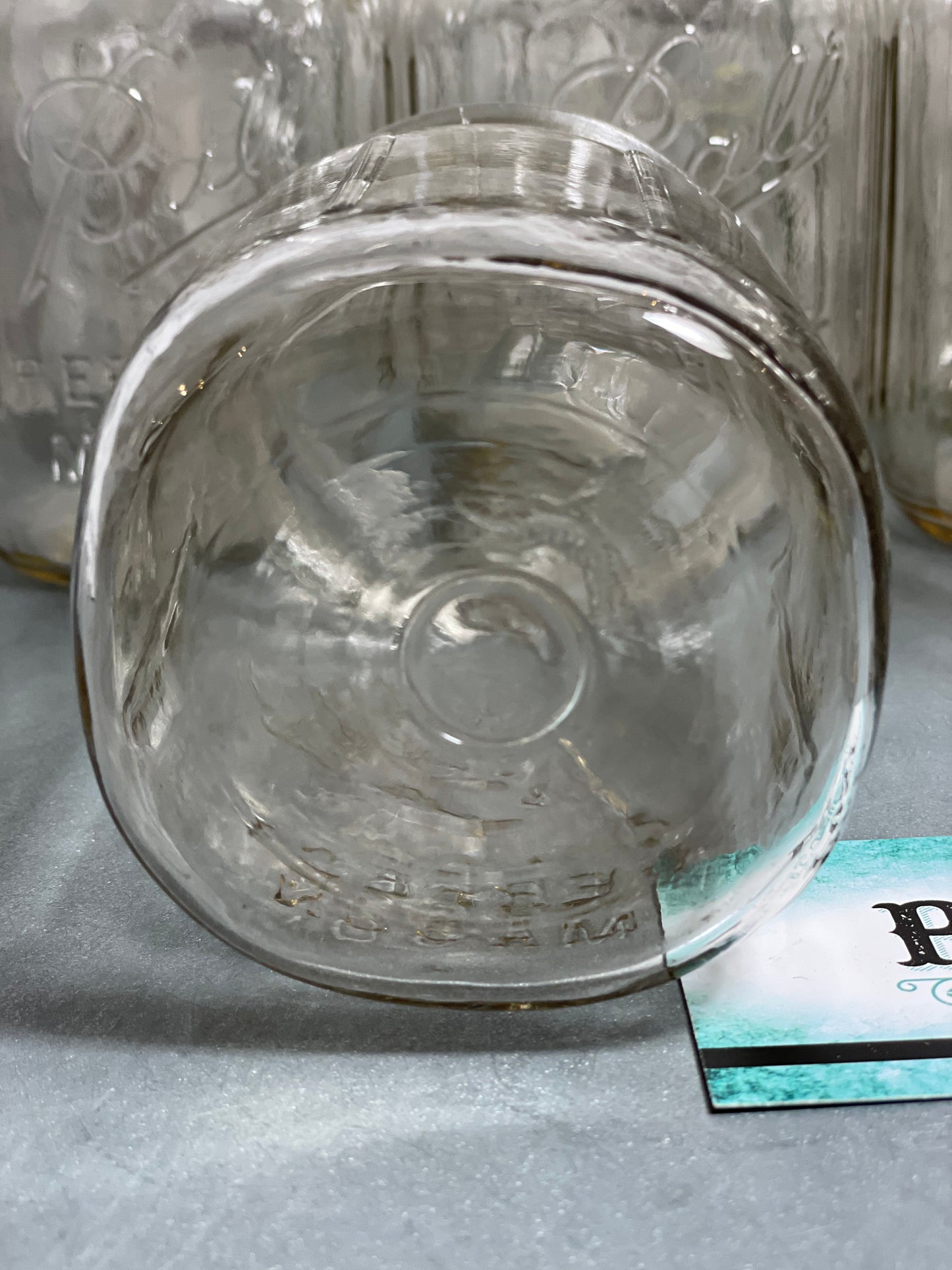 Set of 10 Vintage Pint Ball Perfect Mason Jars