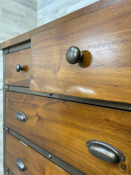 Rustic Industrial 3pc Dresser Set