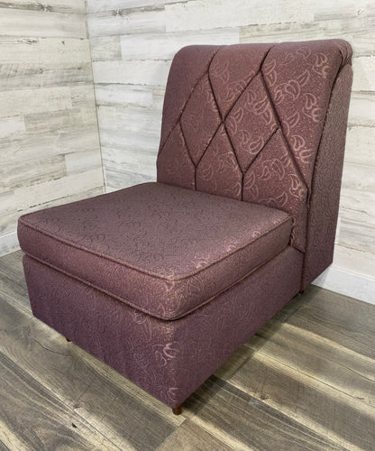 Mid Century Modern Slipper Accent Chair