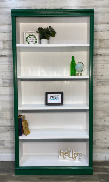 Large Green Bookshelf