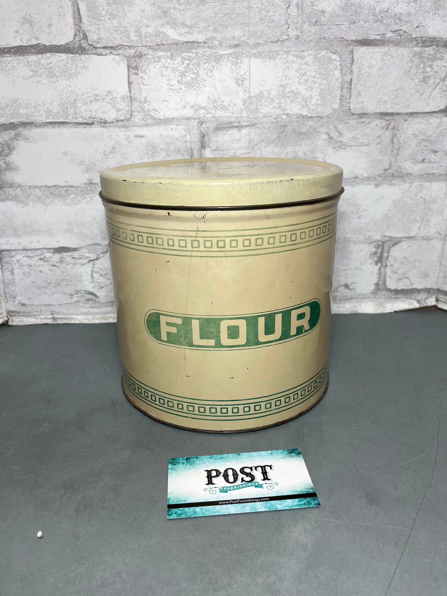 Vintage “Flour” Metal Canister