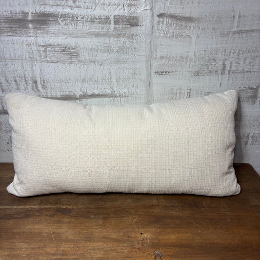 White Lumbar Pillow
