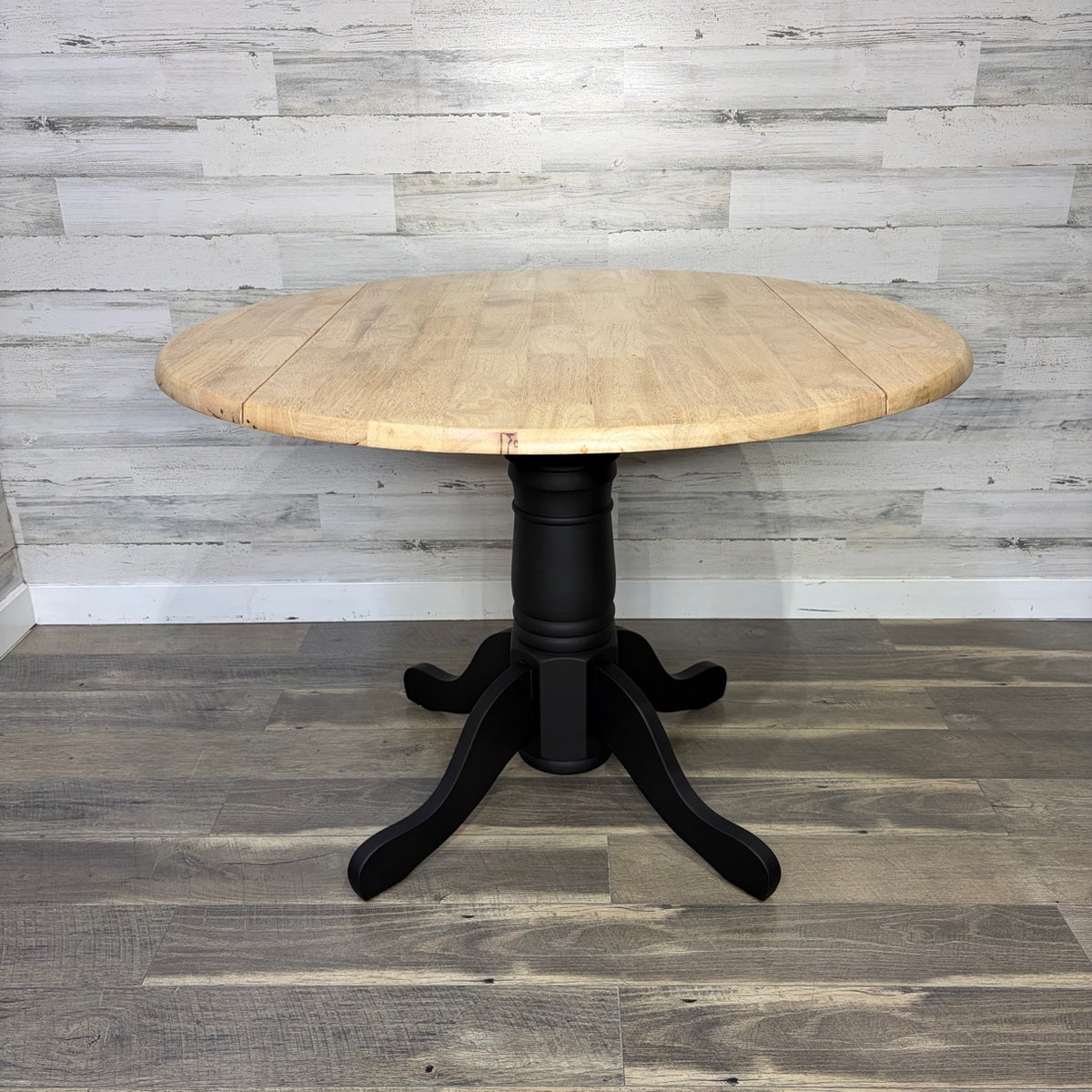 Round Double Drop Leaf Dining Table