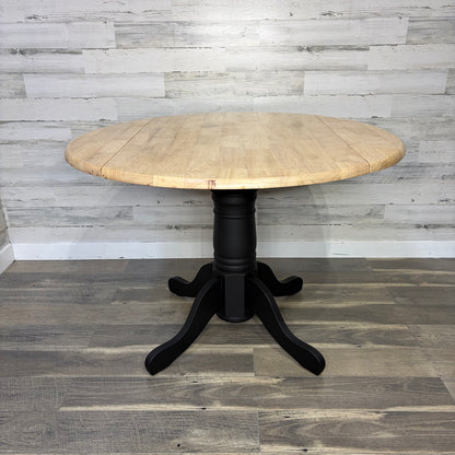 Round Double Drop Leaf Dining Table