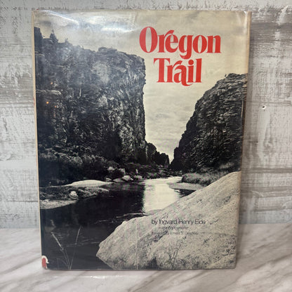 Oregon Trail book, front cover with dust jacket