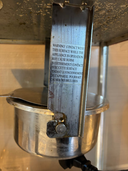Old Fashioned Movie Time Popcorn Cart and Machine