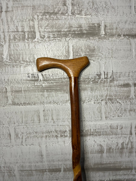 Twist Carved Wooden Walking Cane
