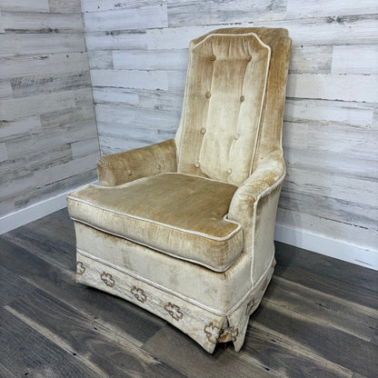 Broyhill chair, angled view