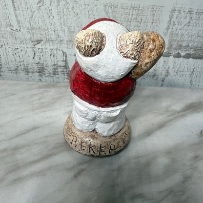 Back view with Bekka stamp on base