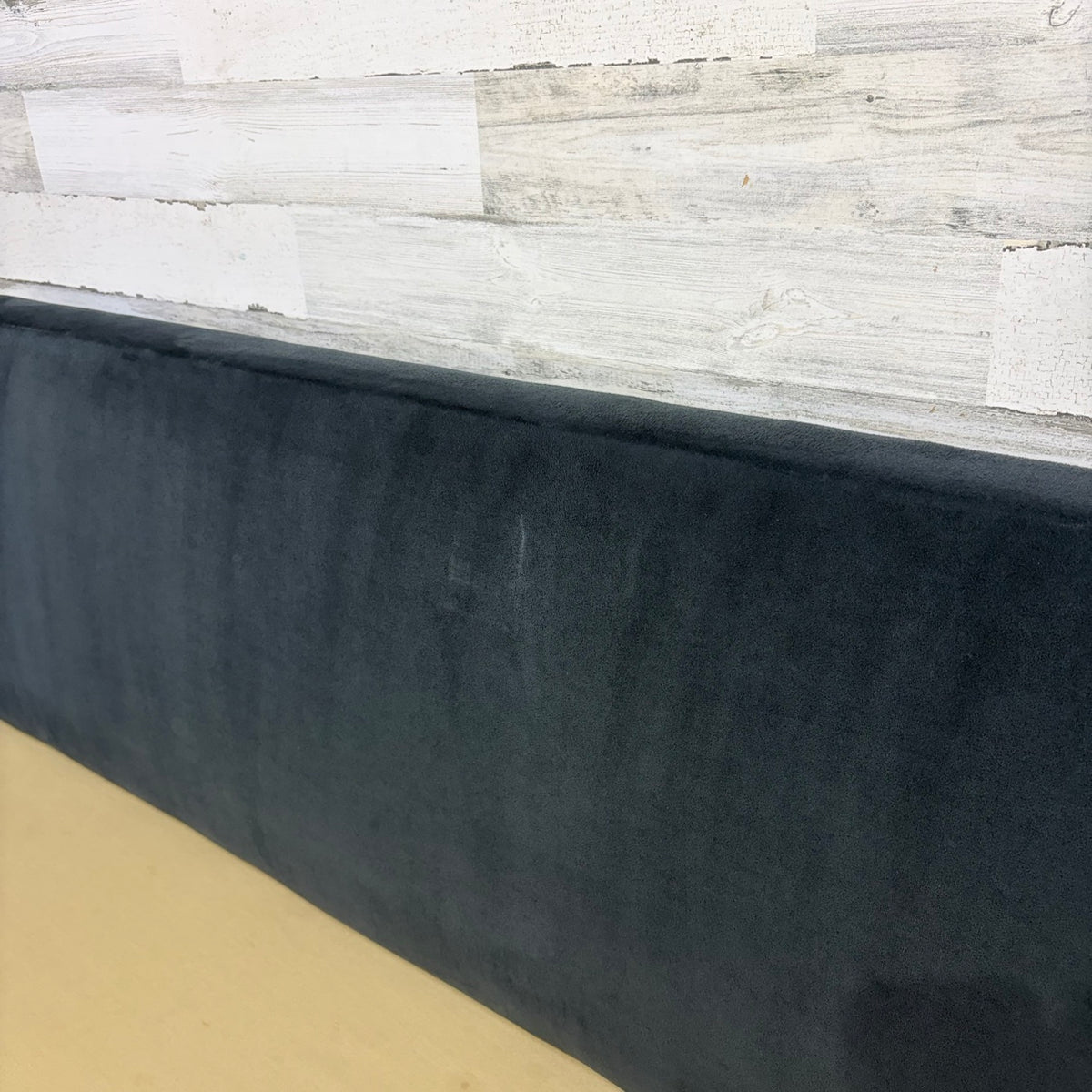 West Elm Harmony 2pc sectional black performance velvet — photo 2