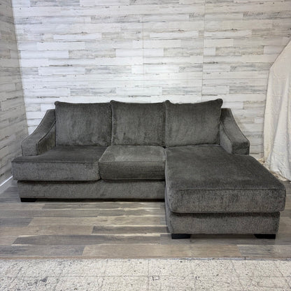 Stanton reversible sectional couch with chaise ottoman