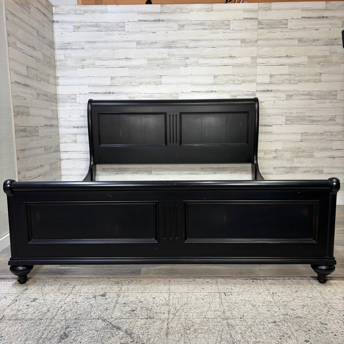 Ethan Allen King Bed Frame - 02 full bed