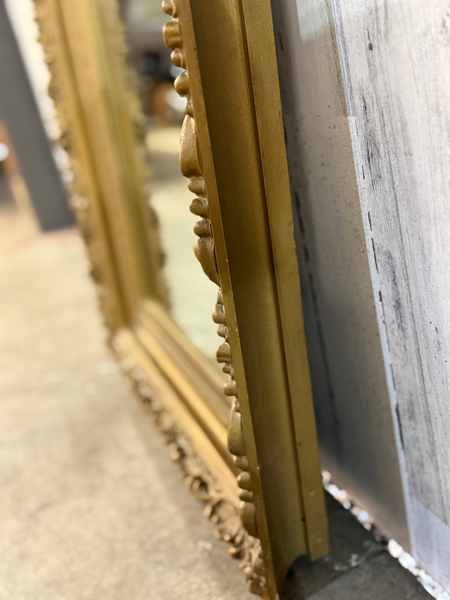 Vintage Gold Ornate Wall Mirror
