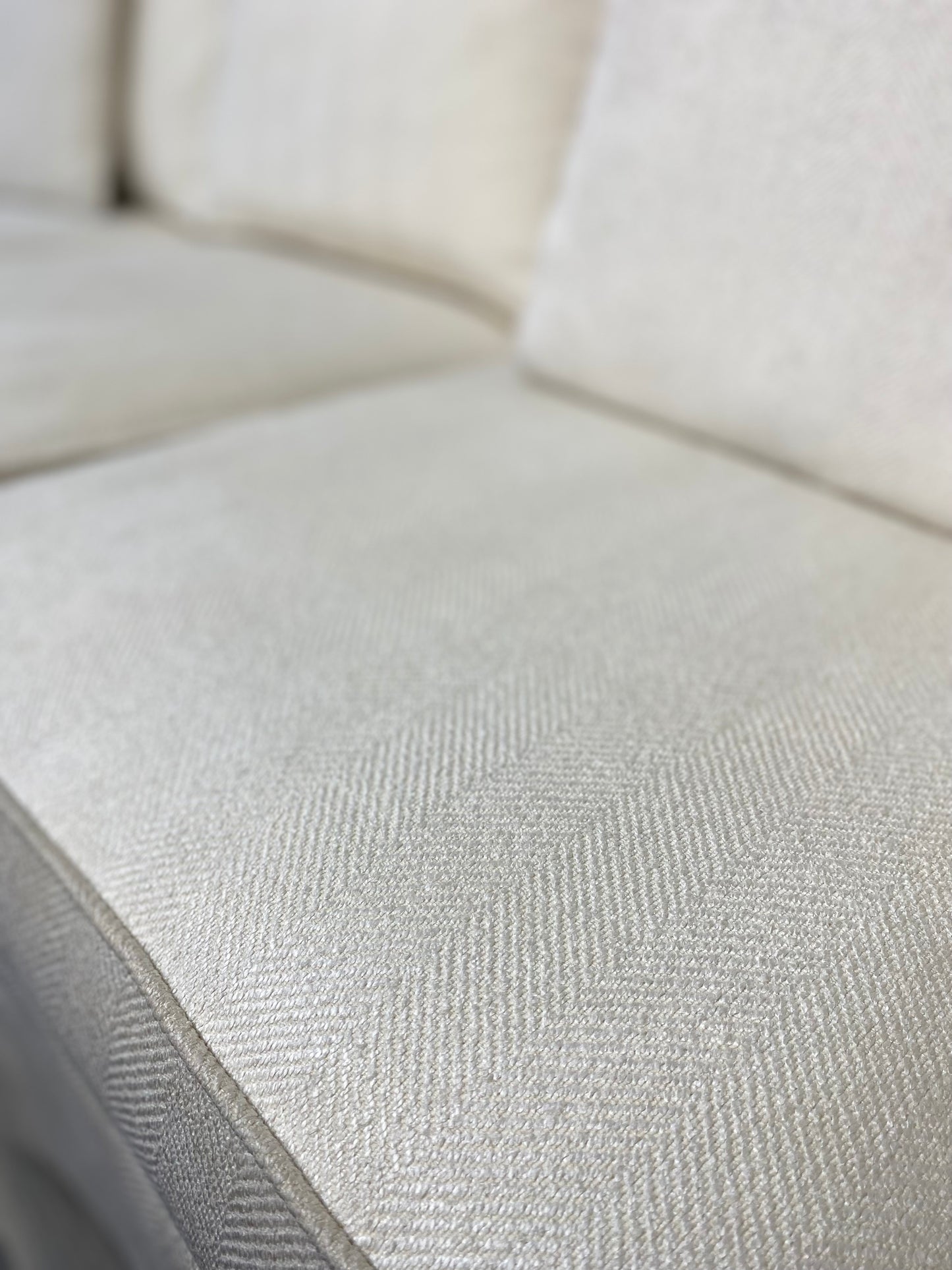 Ethan Allen Cream White Couch