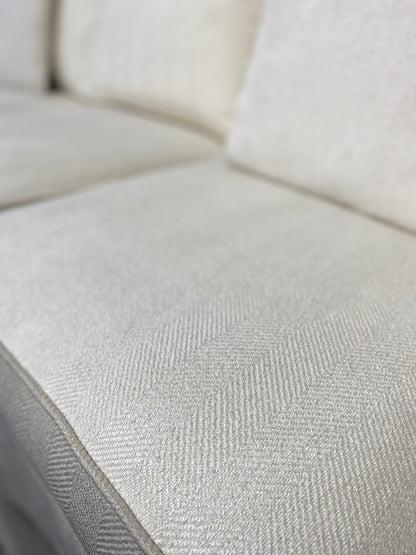 Ethan Allen Cream White Couch