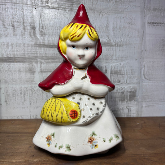 Vintage Victorian Trading Co Little Red Riding Hood Cookie Jar